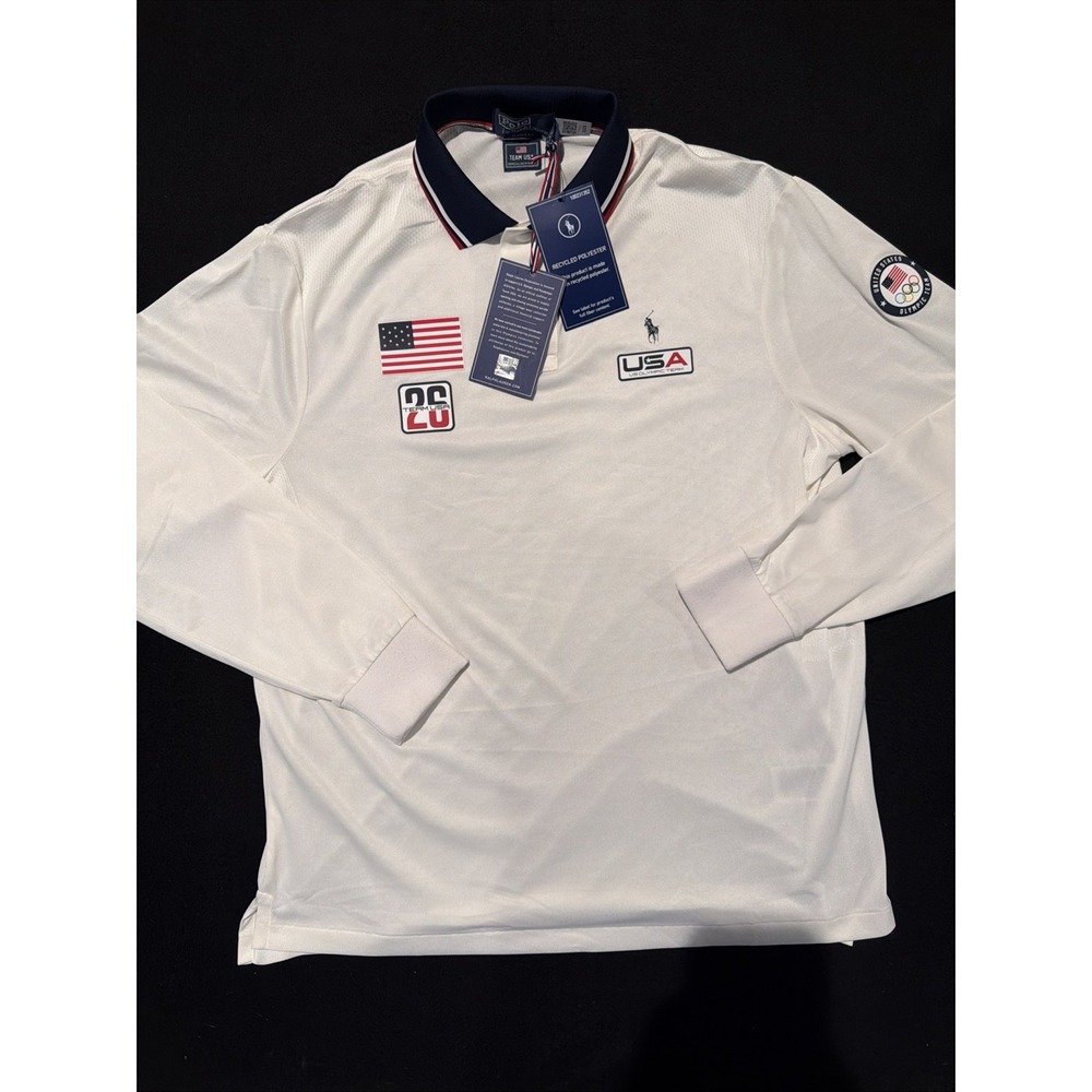 Polo Ralph Lauren 2026 Winter Olympic Team USA Moisture-Wicking Men's Large NWT
